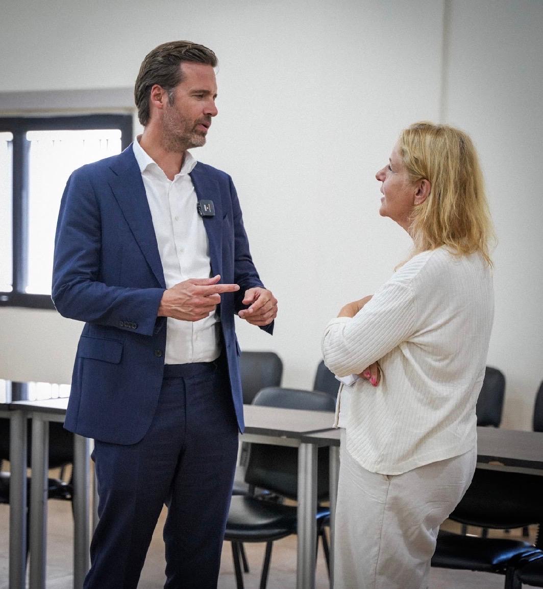Minister Sjoerdsma en Verhoeven