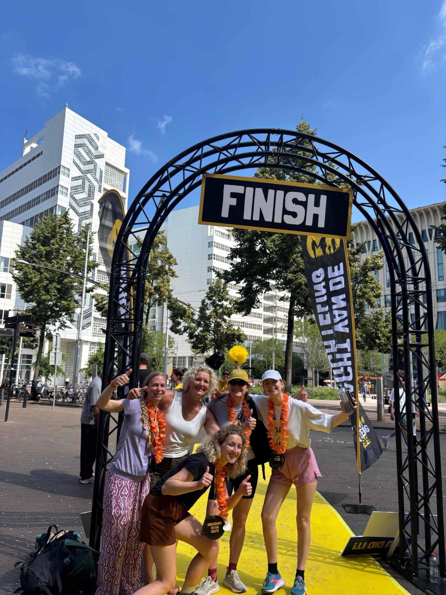Save bij de finish