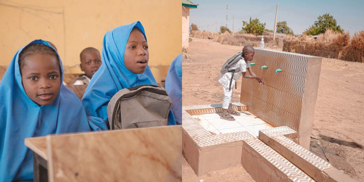 Kinderen in Noordoost Nigeria Yobe
