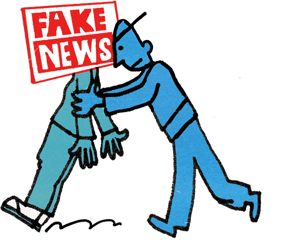 Fake News illustratie