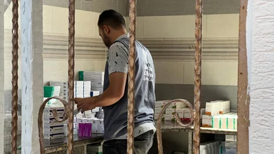 Een dokter in Khan Younis