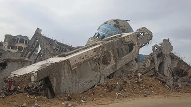vernietiging in Gaza