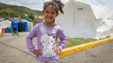 5-jarige Dulce* in Venezuela