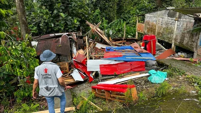 Save the Children in Colombia na aardbeving