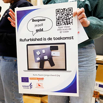 Poster van plan voor refurbished telefoons Poster van plan voor refurbished telefoons