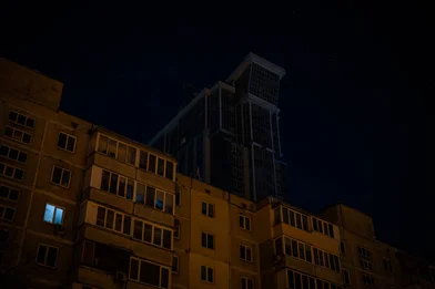 Blackout in Kyiv na bombardementen