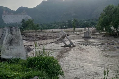 Overstroming in Pakistan