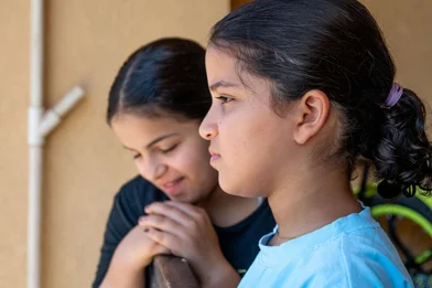 Kind uit Gaza in Egypte