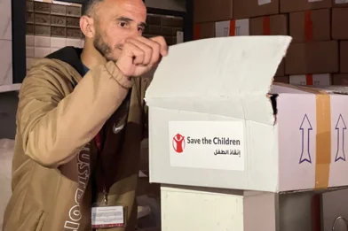 Save the Children medewerker