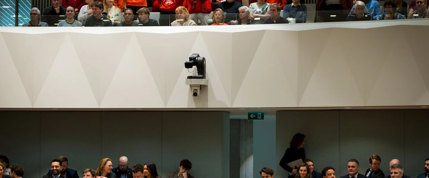 Rode lijn actie in de Tweede Kamer