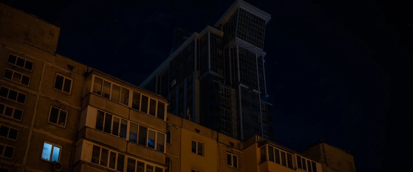 Blackout in Kyiv na bombardementen