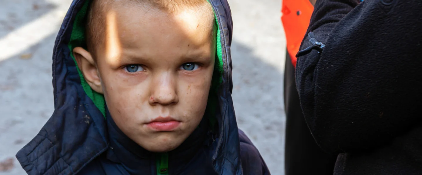 Jongen groeit op in oorlog Oekraïne