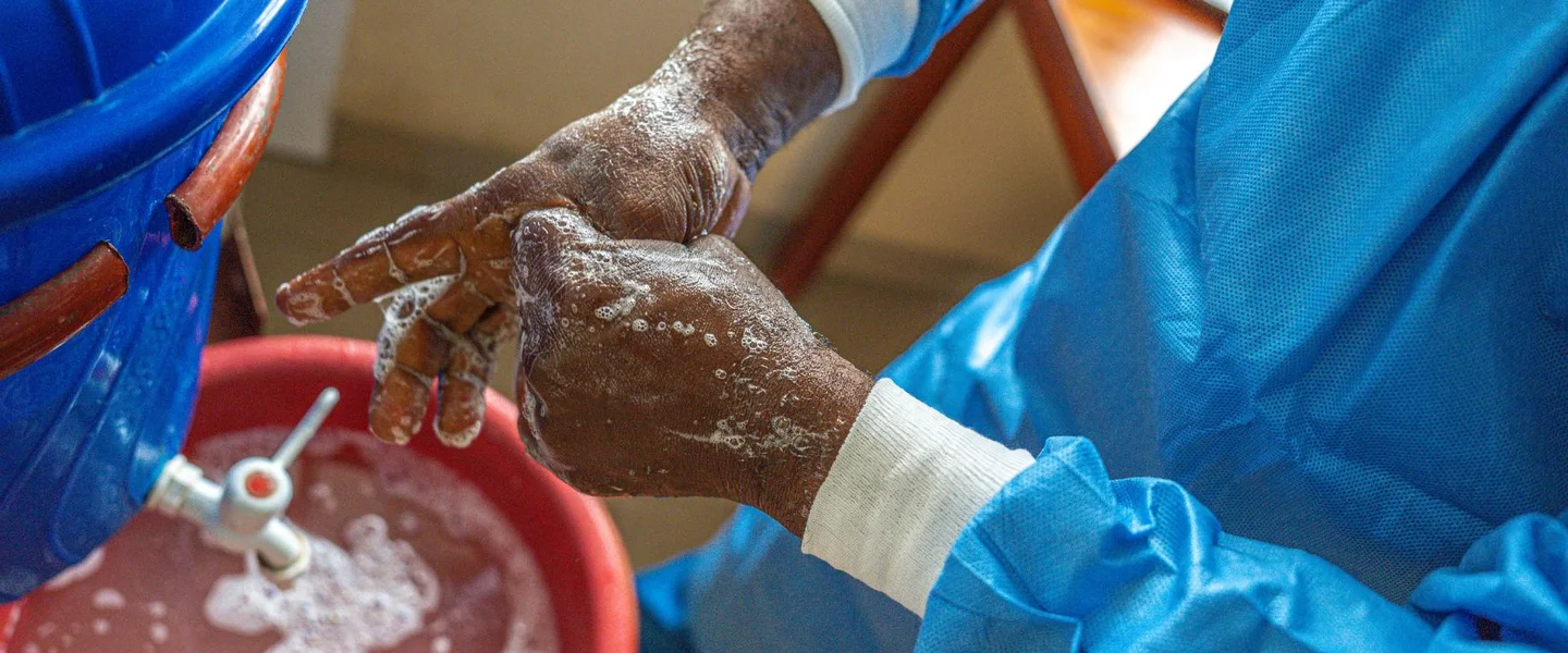 Ebola DRC handen wassen