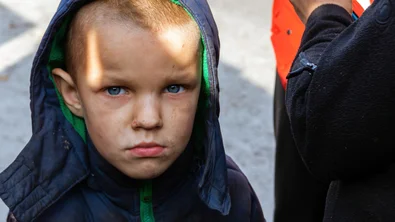 Jongen groeit op in oorlog Oekraïne